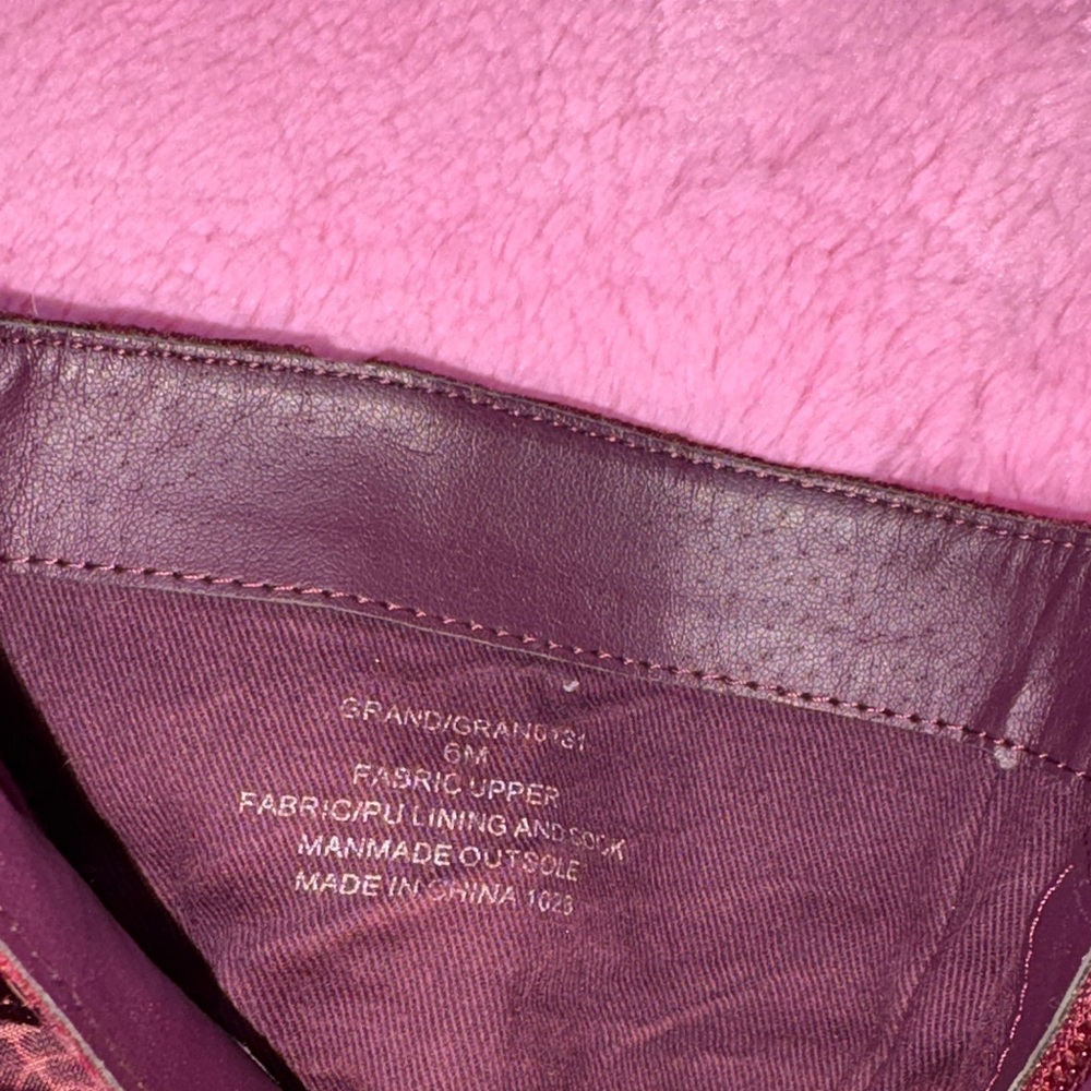 Steve Madden Burgundy Velvet Multicolored Floral Heeled Boots w/ Side Zipper - Picture 7 of 7